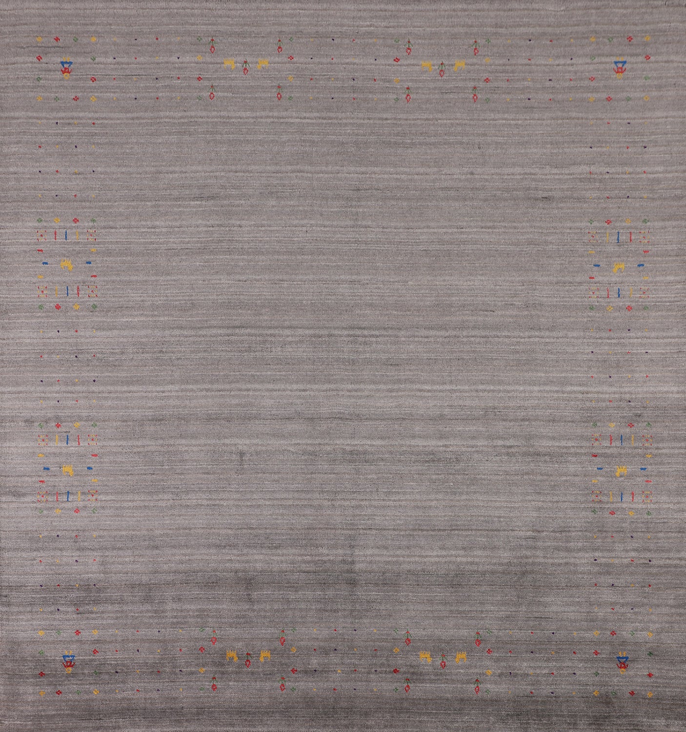 Handmade Wool Gabbeh Oriental Square Rug 8x8