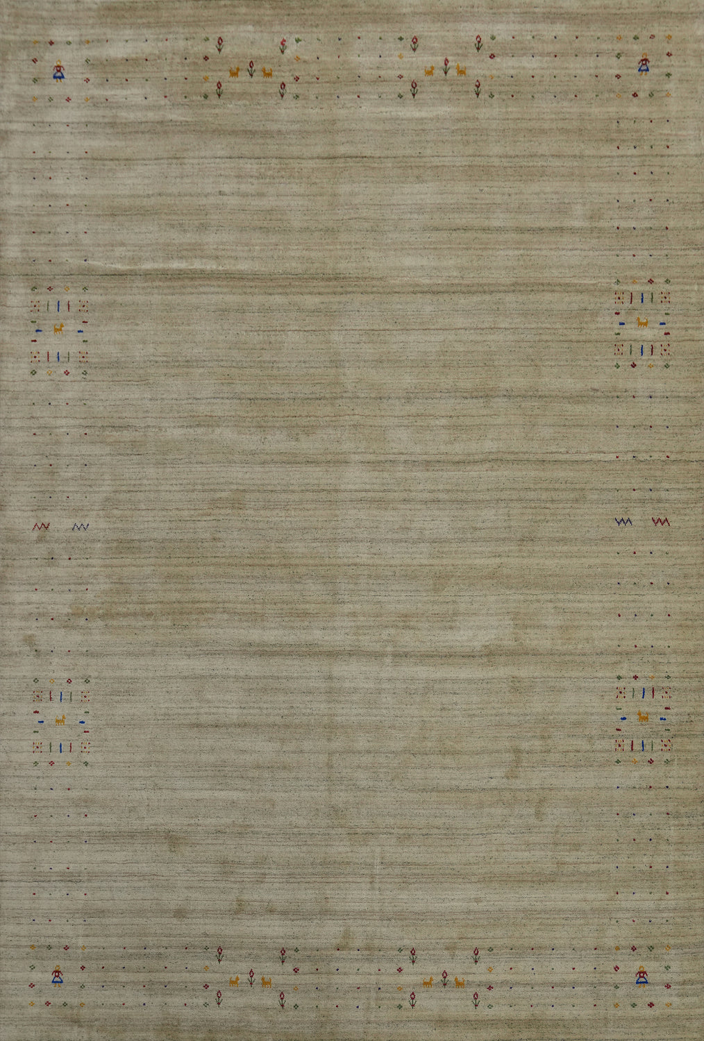 Wool Handmade Gabbeh Oriental Area Rug 9x12