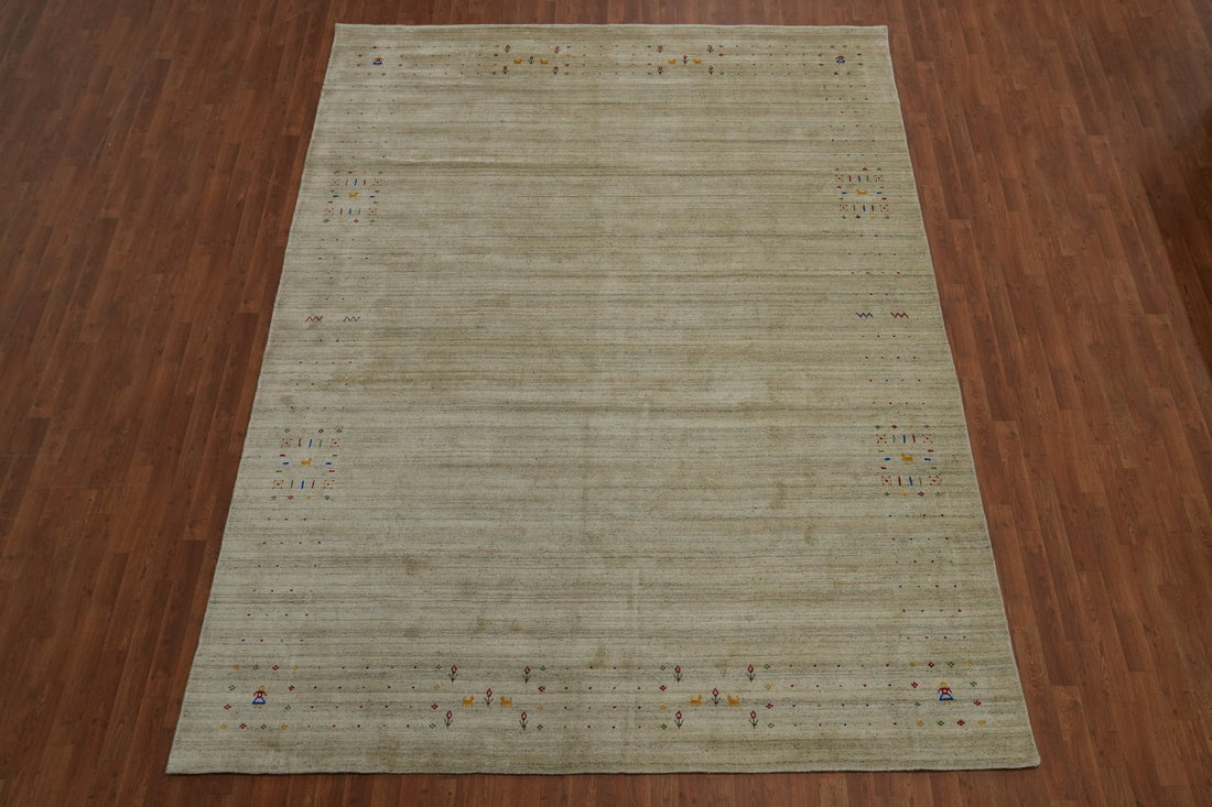 Wool Handmade Gabbeh Oriental Area Rug 9x12