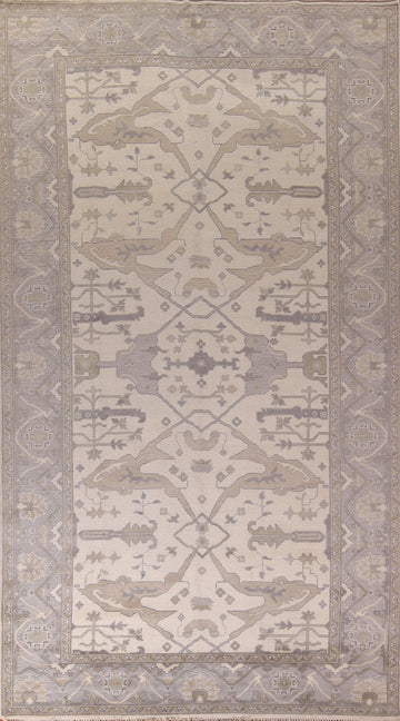 Earth Tone Wool Oushak Indian Large Rug 8x15