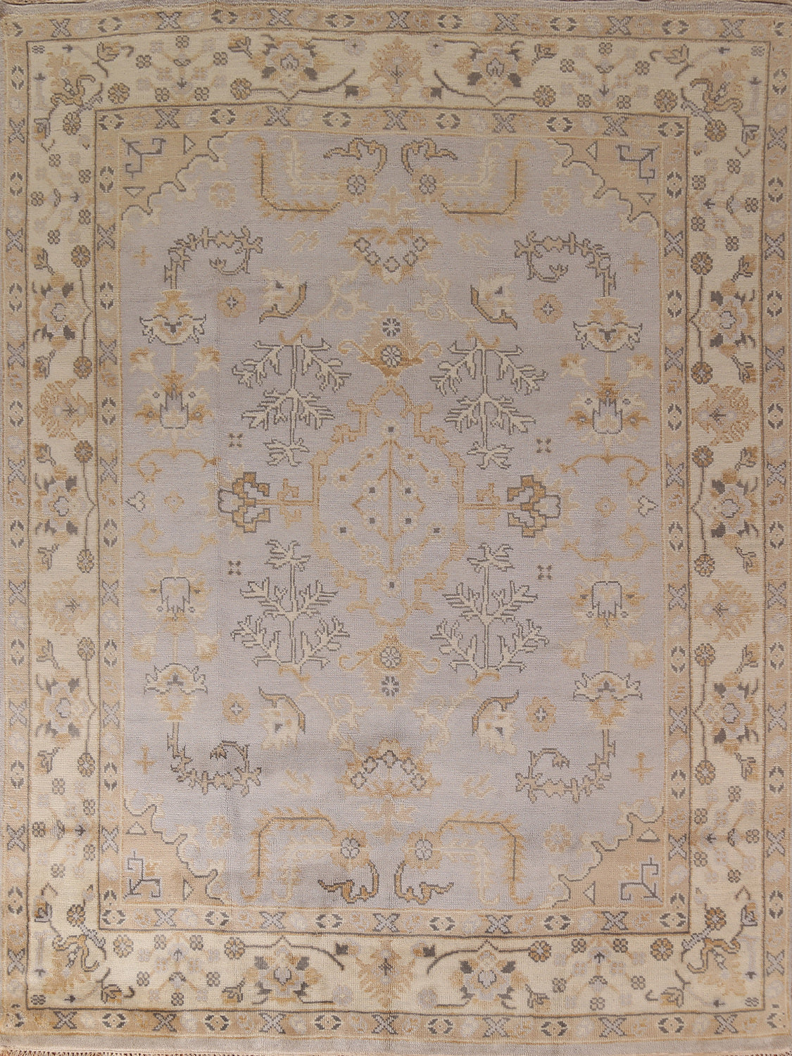All-Over Oushak Indian Area Rug 8x10
