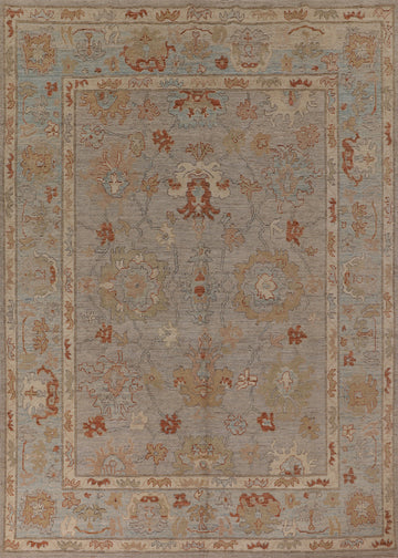 Vegetable Dye Oushak Living Room Area Rug 8x10