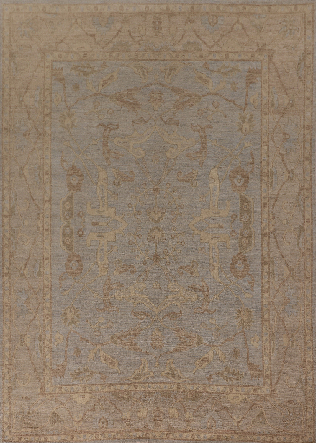 Vegetable Dye Oushak Living Room Area Rug 8x10