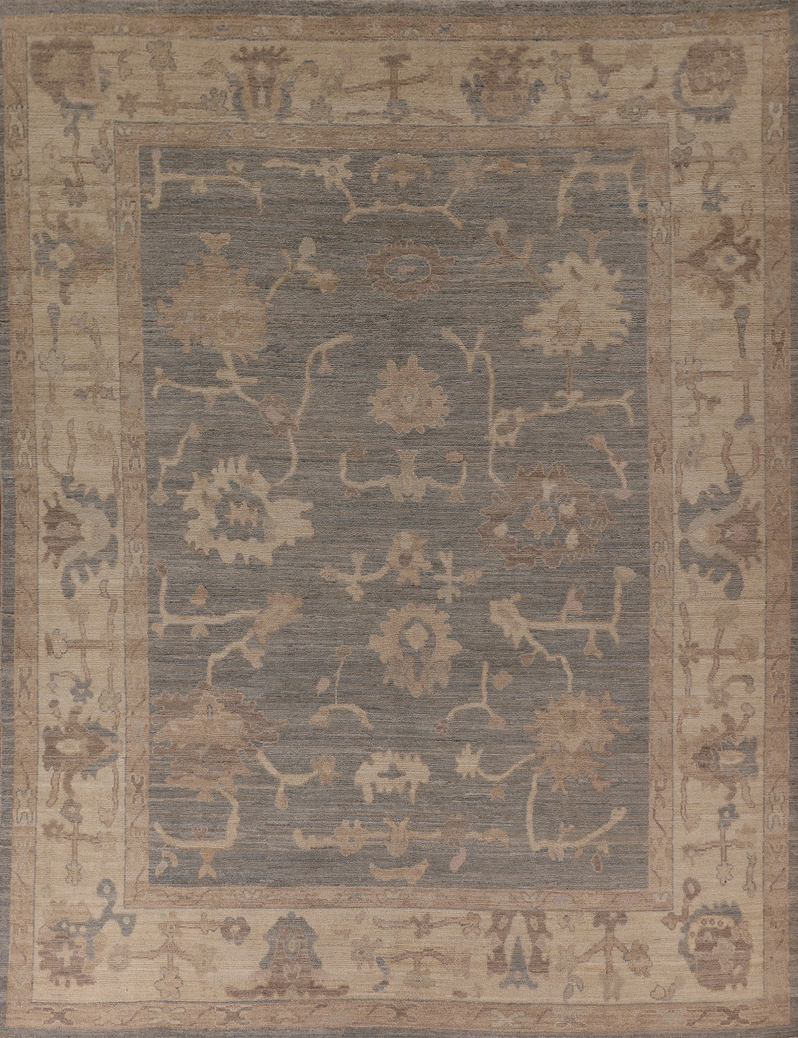 Vegetable Dye Oushak Living Room Area Rug 8x10