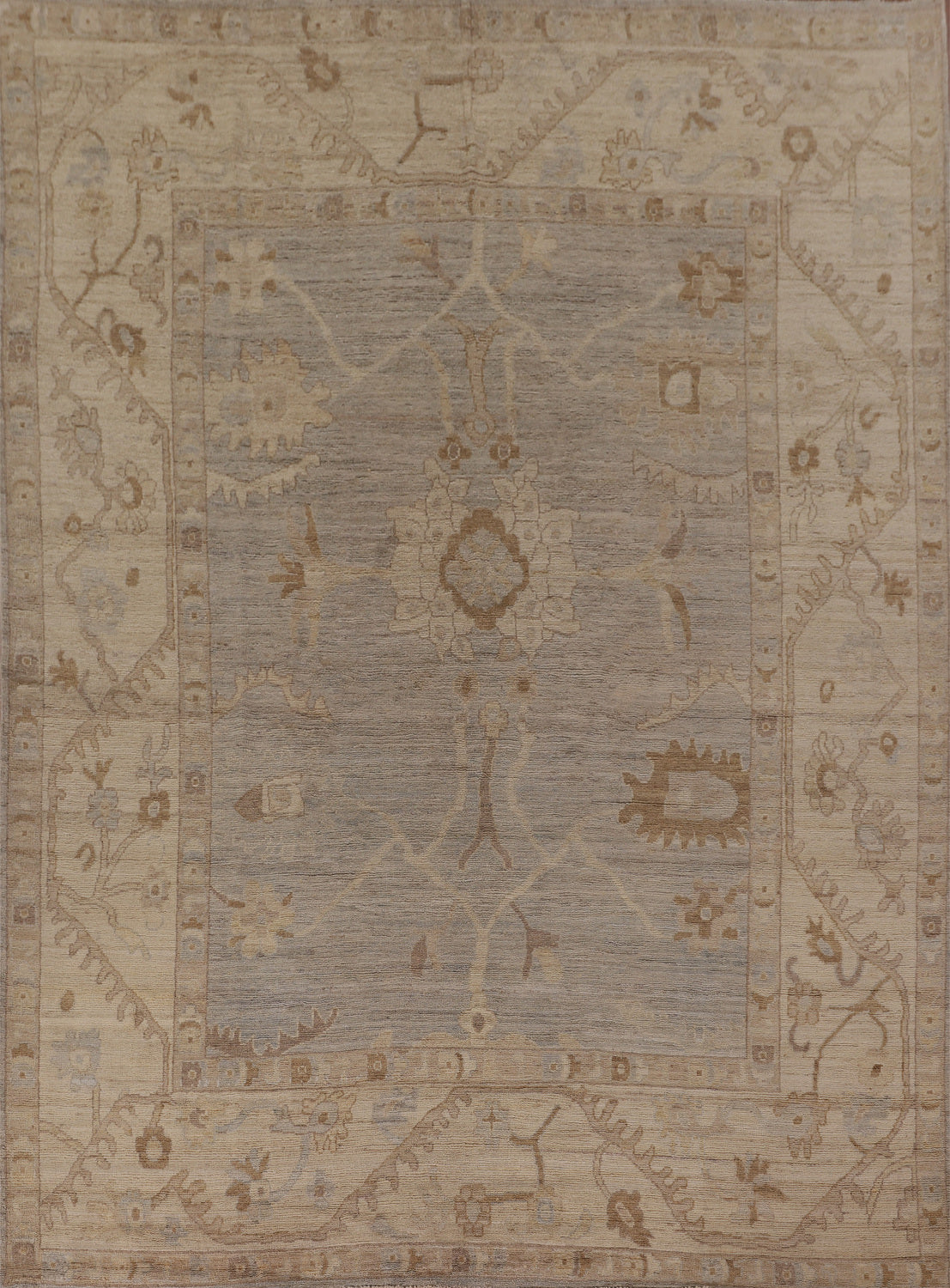 Handmade Oushak Vegetable Dye Area Rug 8x10