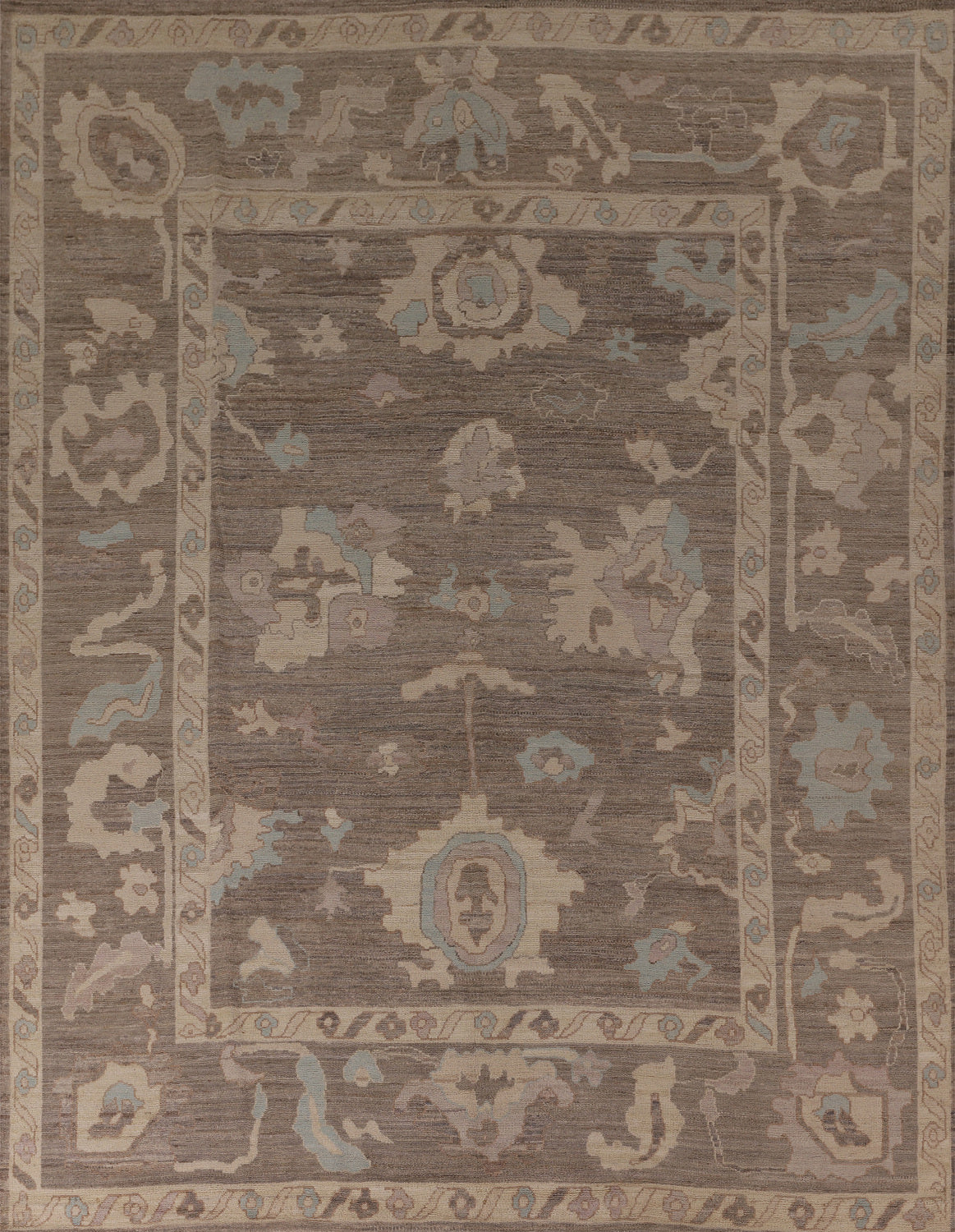 Vegetable Dye Oushak Turkish Area Rug 8x10