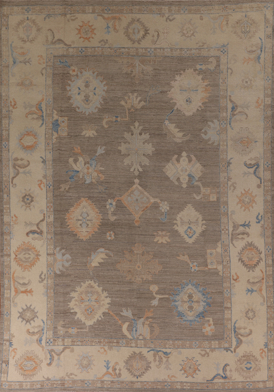 Vegetable Dye Oushak Oriental Area Rug 9x12