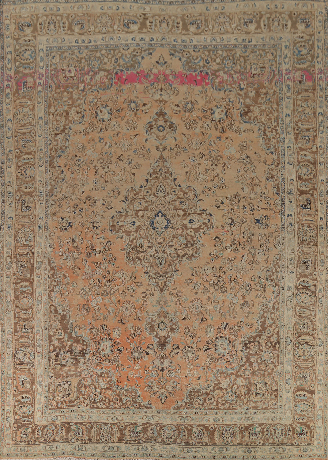Traditional Mashad Persian Area Rug 10x13