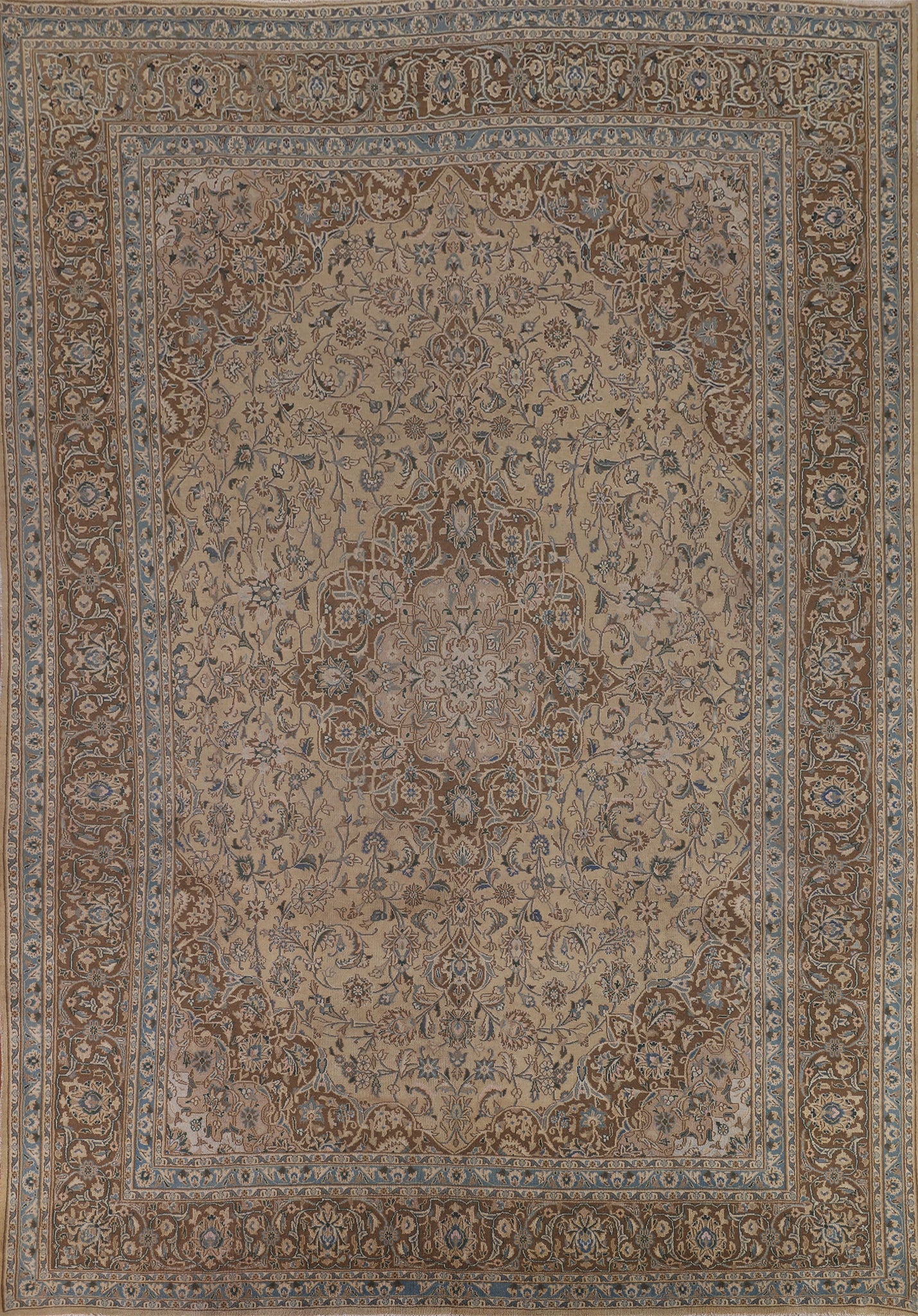 Traditional Mashad Persian Area Rug 10x13