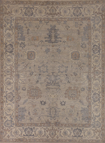 Vegetable Dye Oushak Turkish Area Rug 8x10