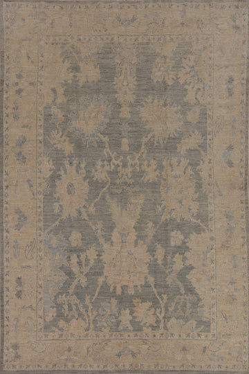 Vegetable Dye Oushak Oriental Area Rug 6x9