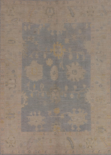 Vegetable Dye Oushak Turkish Area Rug 8x10