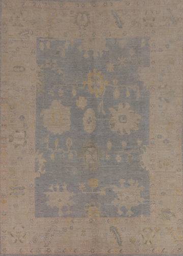 Vegetable Dye Oushak Turkish Area Rug 8x10