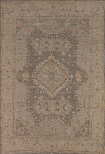 Vegetable Dye Oushak Oriental Area Rug 6x9