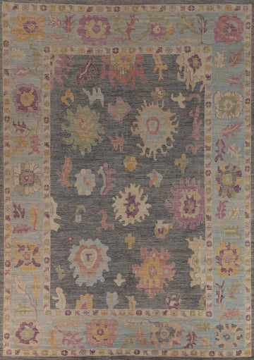 Vegetable Dye Oushak Oriental Large Rug 10x14