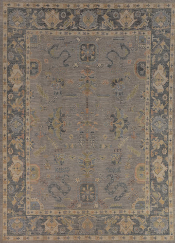 Vegetable Dye Oushak Turkish Area Rug 8x10