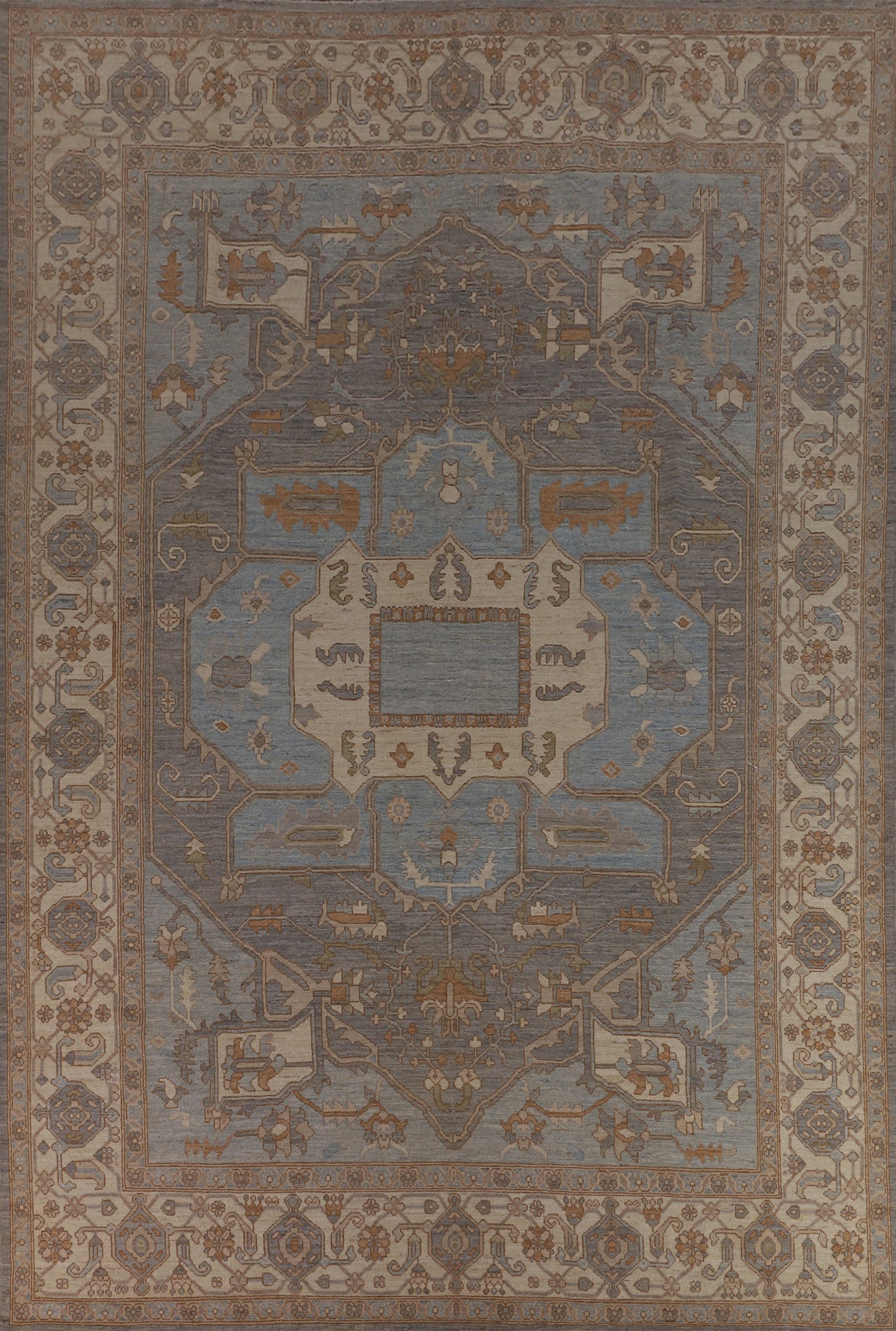 Vegetable Dye Heriz Serapi Oriental Large Rug 10x14