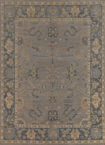 Vegetable Dye Oushak Turkish Area Rug 8x10