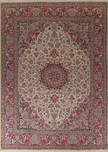Vegetable Dye Wool Animals Qum Chinese Area Rug 9x12