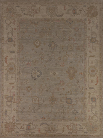 Vegetable Dye Oushak Turkish Area Rug 8x10