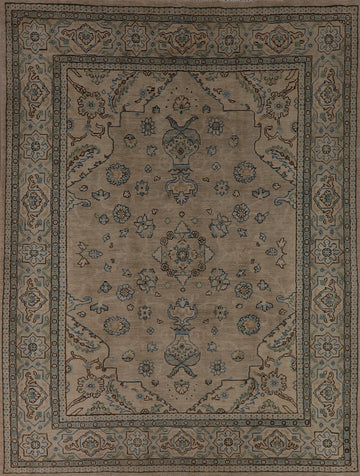 Vegetable Dye Oushak Turkish Area Rug 8x10