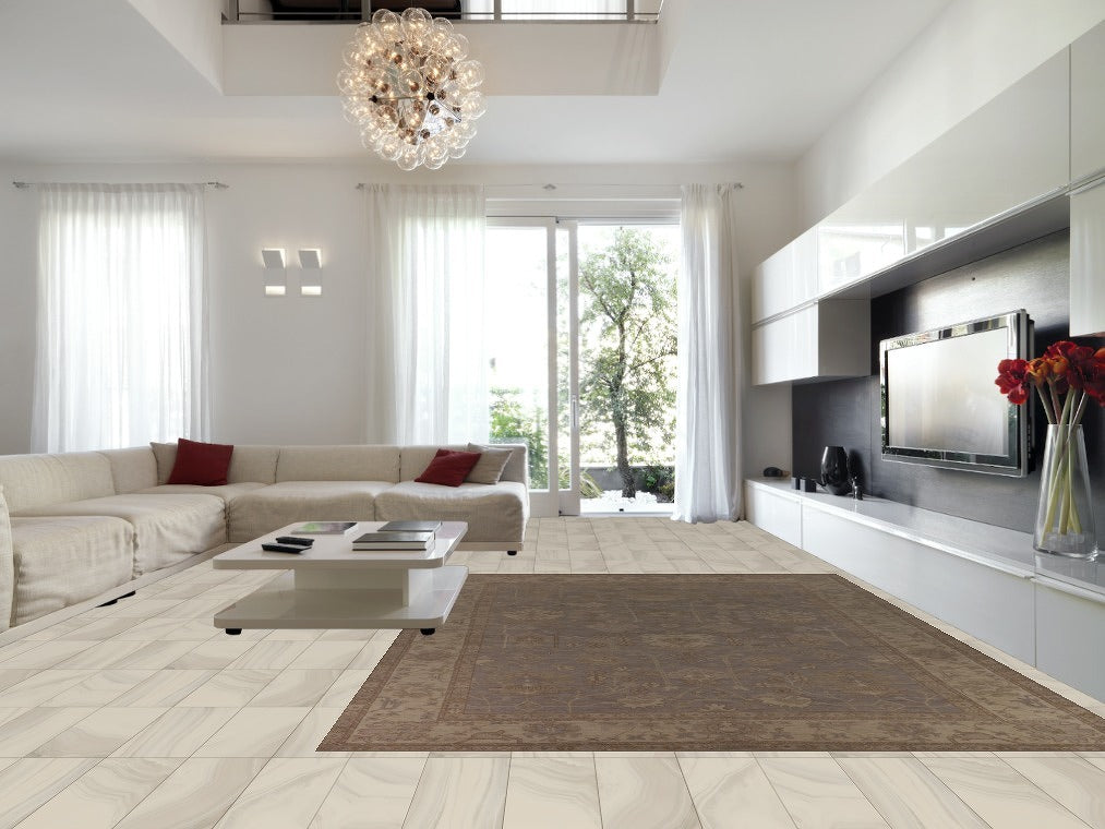 Earth Tone Wool Oushak Turkish Large Rug 10x14