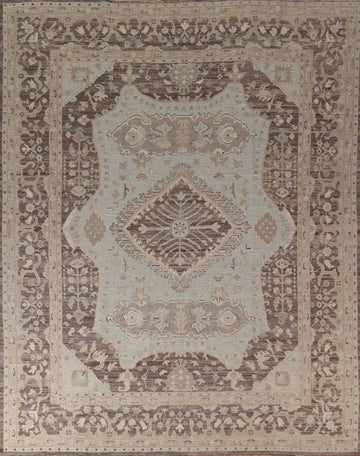 Vegetable Dye Oushak Turkish Area Rug 8x10