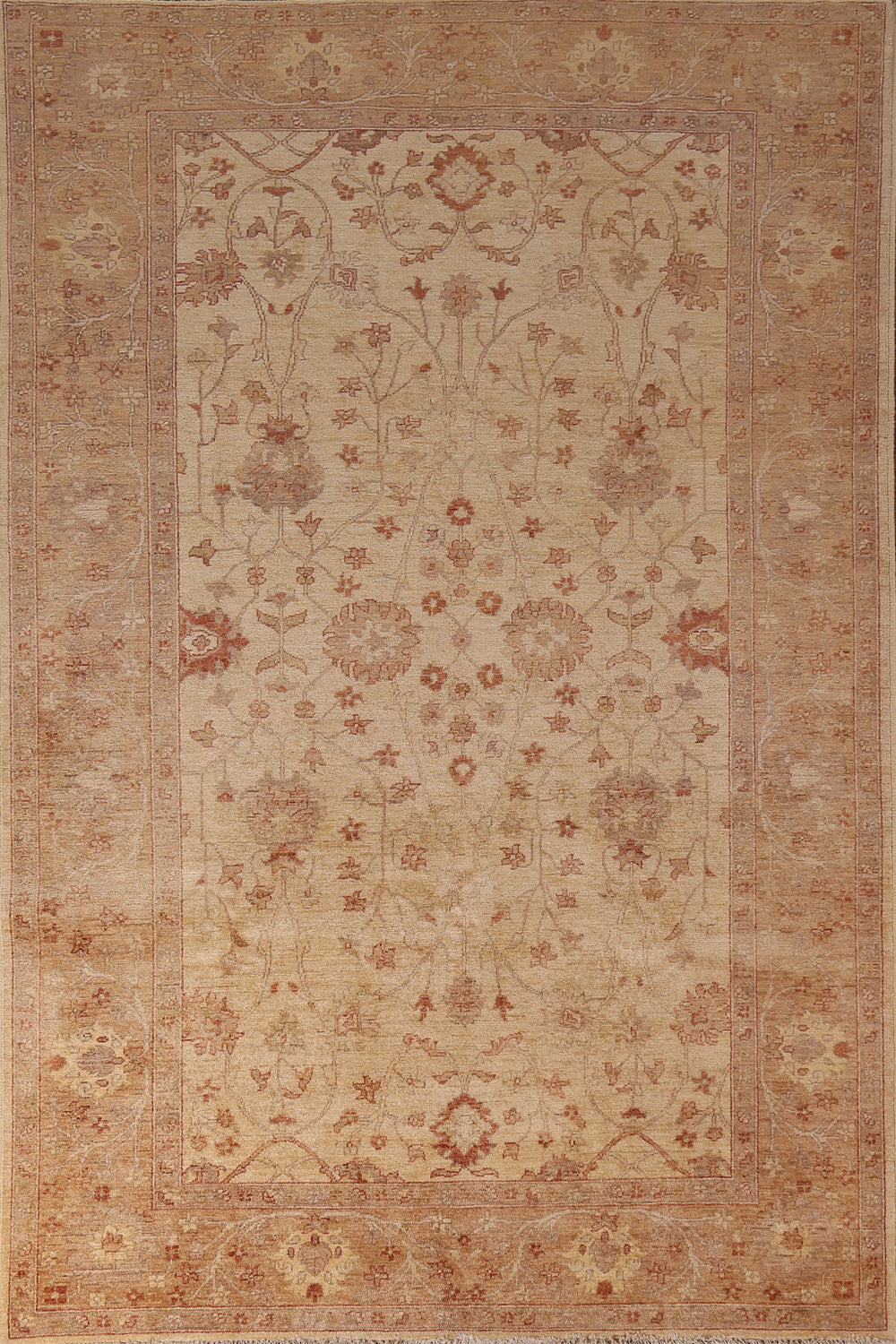 Handmade Wool Peshawar Oriental Area Rug 6x9