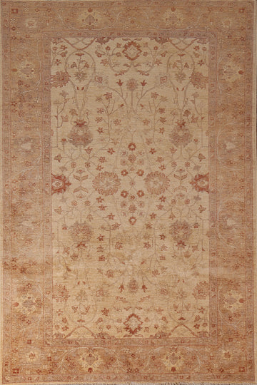 Handmade Wool Peshawar Oriental Area Rug 6x9