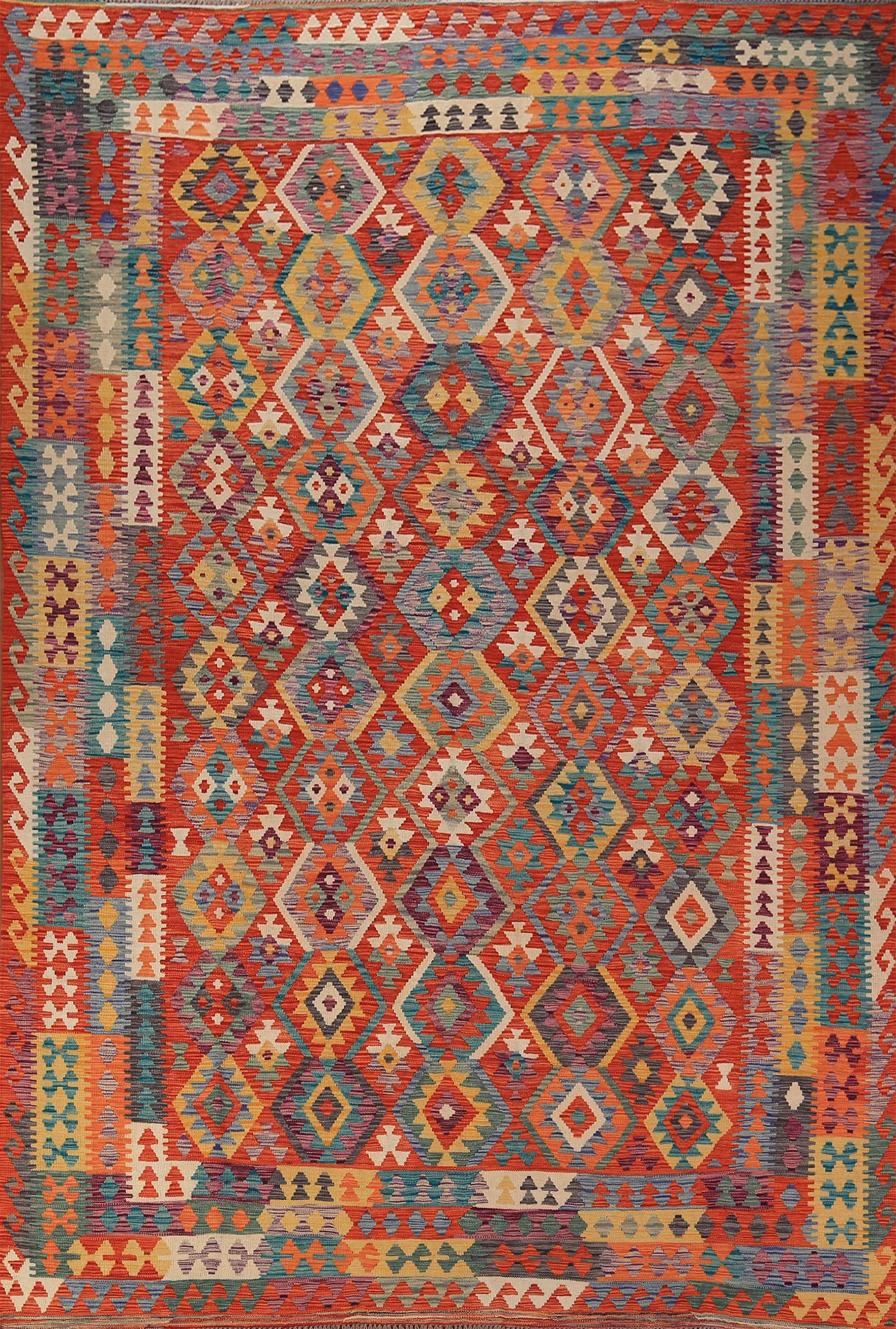 Flat Weave Kilim Oriental Area Rug 8x11