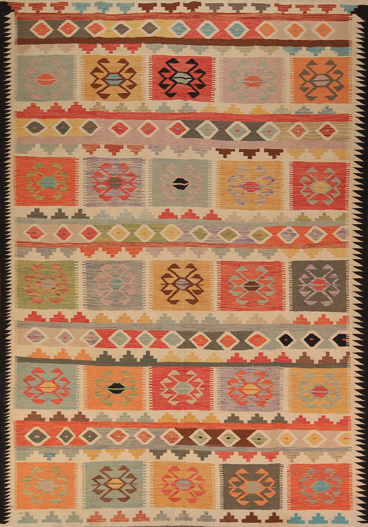 Flat Weave Kilim Oriental Area Rug 8x11