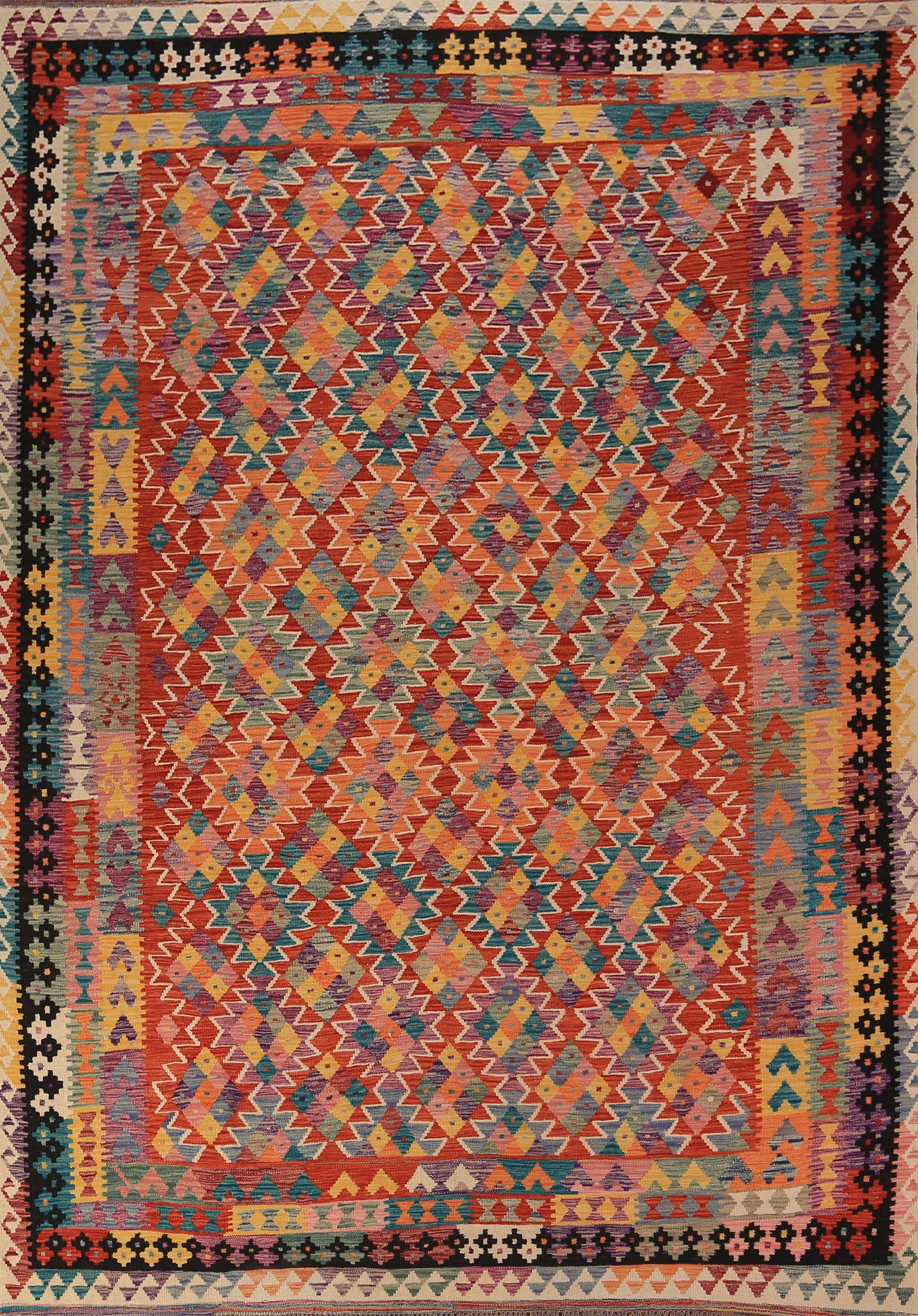 Flat Weave Kilim Oriental Area Rug 8x11