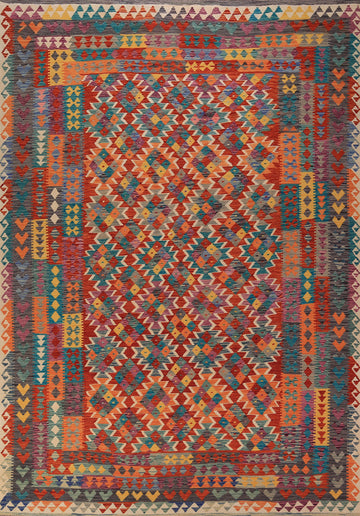 Flat Weave Kilim Oriental Area Rug 8x11