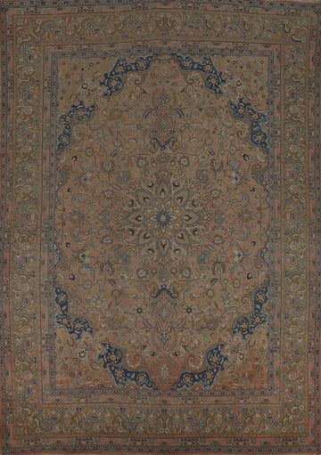 Vintage Floral Kashmar Persian Area Rug 10x13