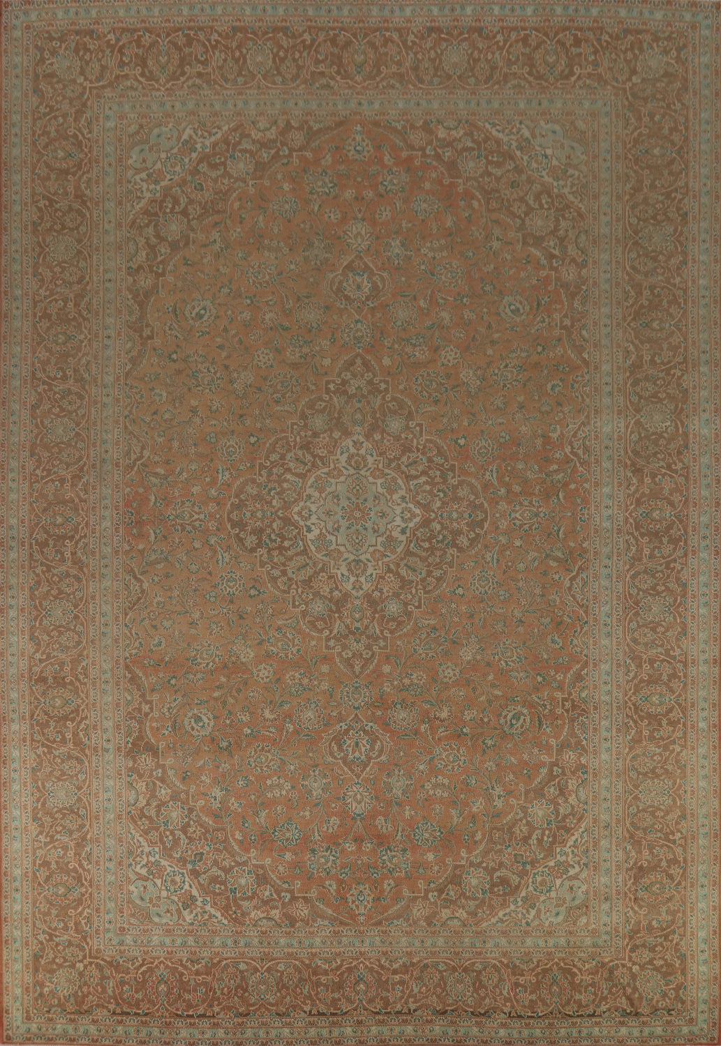 Traditional Mashad Persian Area Rug 10x13