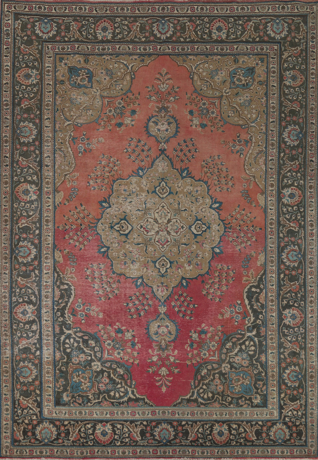 Handmade Wool Tabriz Persian Area Rug 8x11