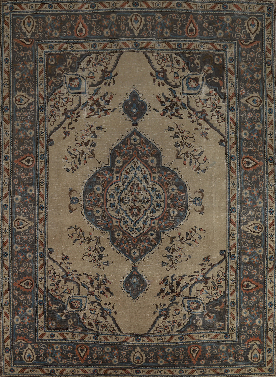 Handmade Wool Tabriz Persian Area Rug 8x11