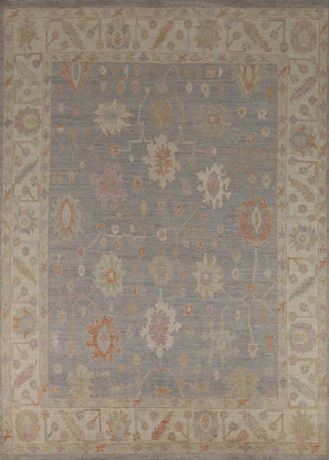 Vegetable Dye Oushak Turkish Area Rug 8x10