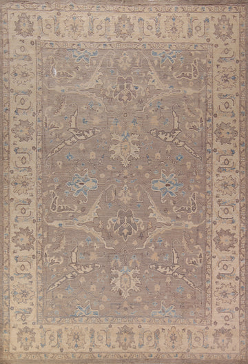 Vegetable Dye Oushak Turkish Area Rug 9x12