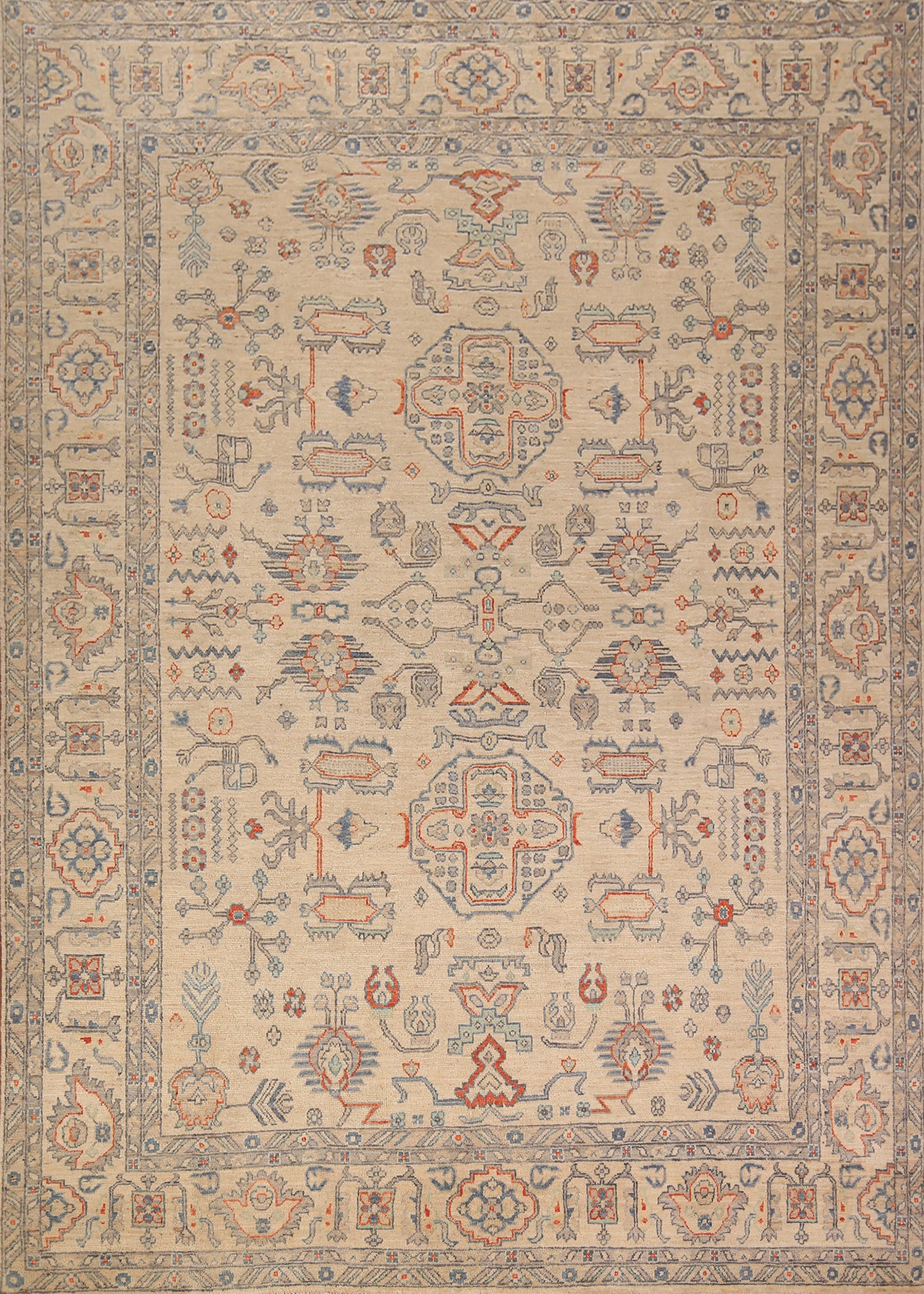 Handmade Wool Ziegler Oriental Area Rug 8x10