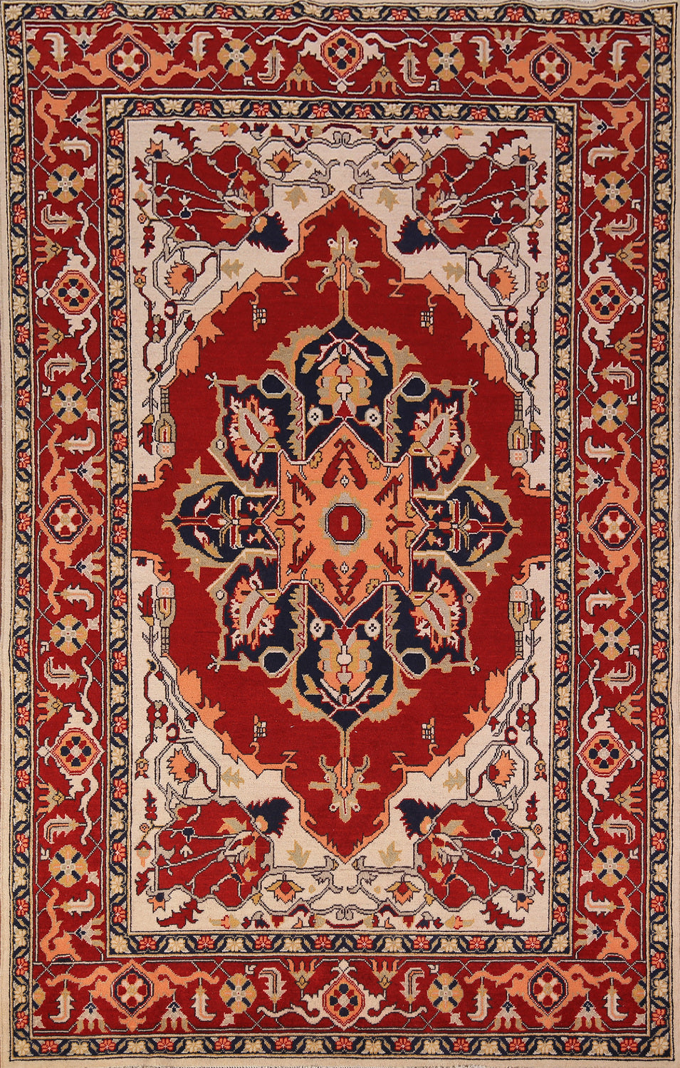 Handmade Red Wool Sultanabad Oriental Area Rug 8x10