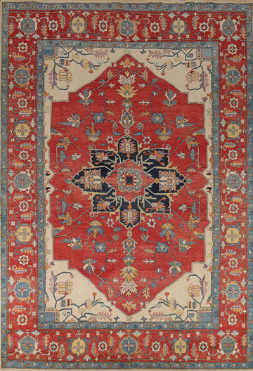 Vegetable Dye Heriz Oriental Area Rug 9x12