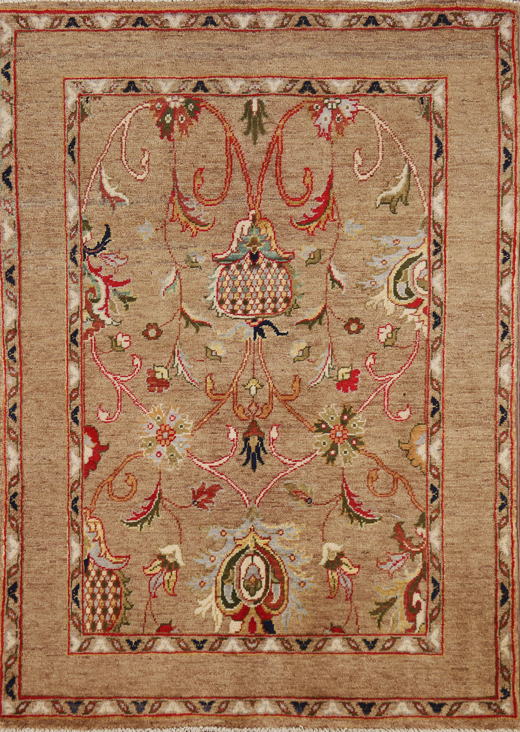 Vegetable Dye Floral Ziegler Oriental Rug 3x5