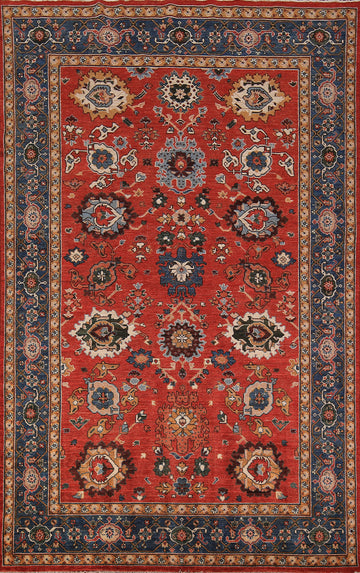 Vegetable Dye Heriz Oriental Area Rug 6x9