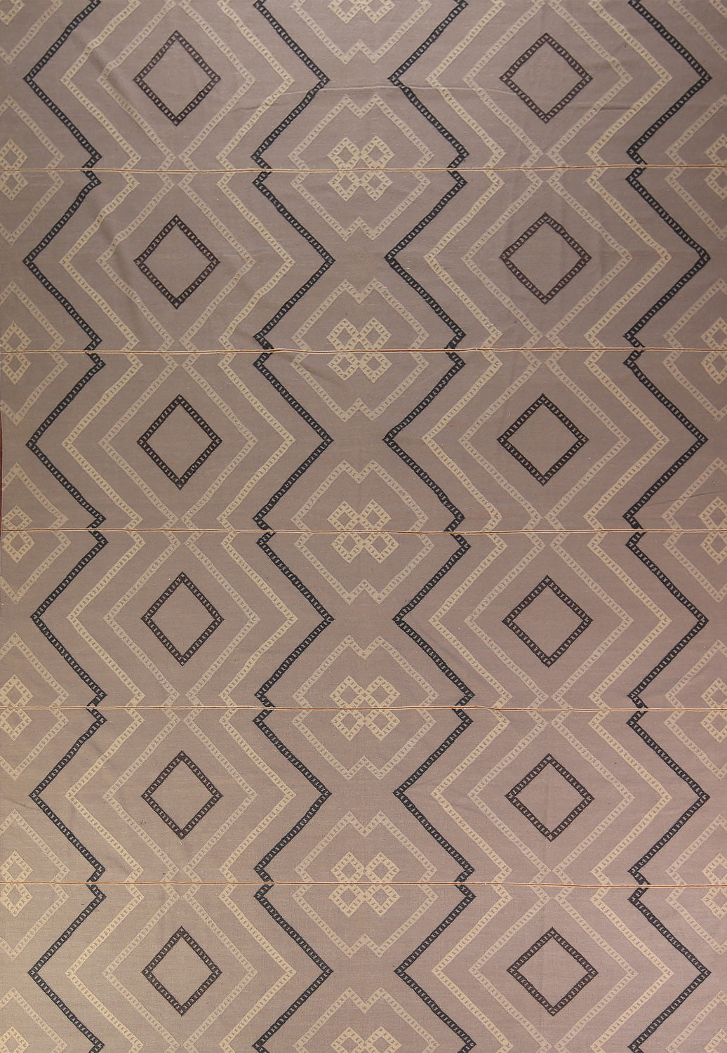 Geometric Kilim Durrie Oriental Large Rug 11x15