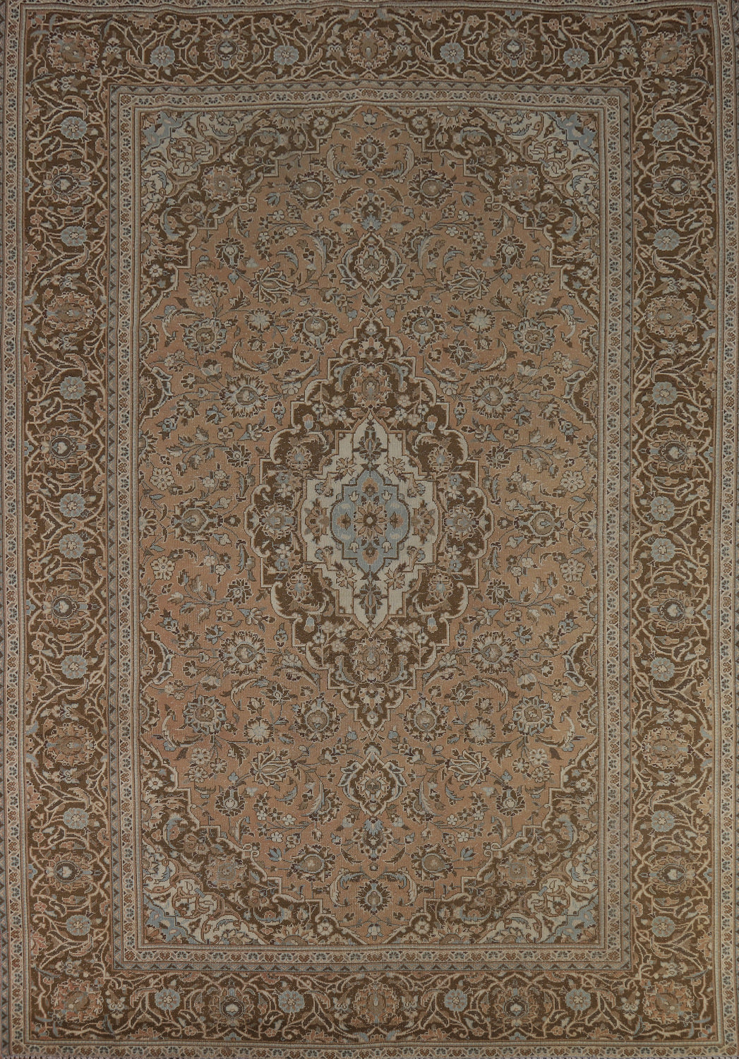 Traditional Mashad Persian Area Rug 8x11