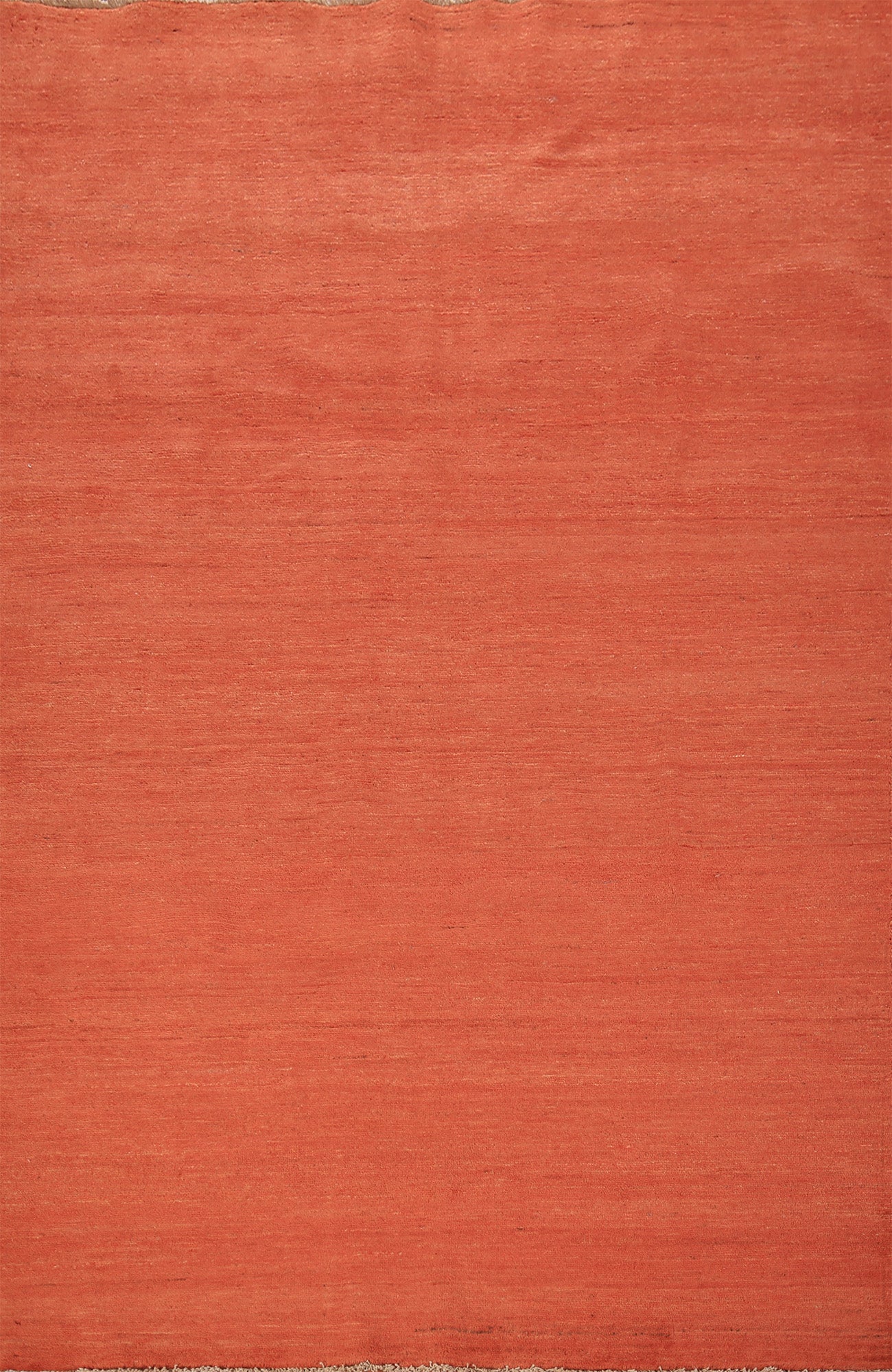Orange Pink Wool Gabbeh Modern Area Rug 5x8