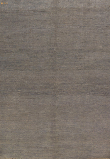 Modern Gray Wool Gabbeh Oriental Area Rug 5x8