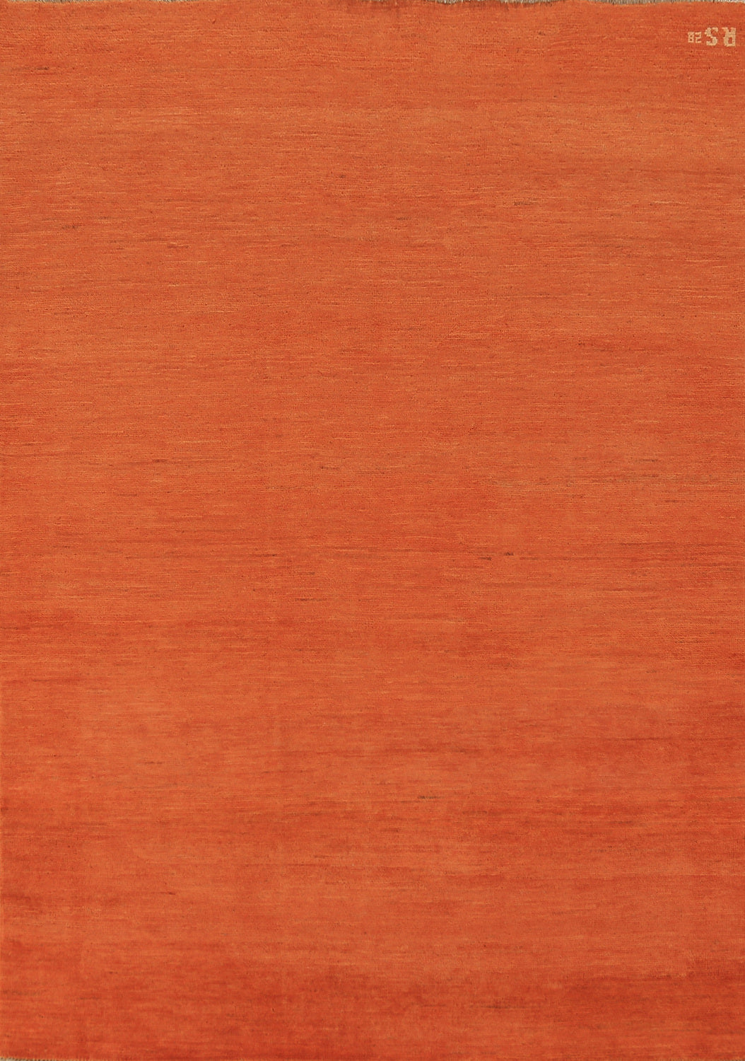Orange Modern Wool Gabbeh Oriental Rug 5x7