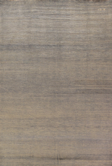 Grays & Beige Modern Gabbeh Wool Area Rug 7x10